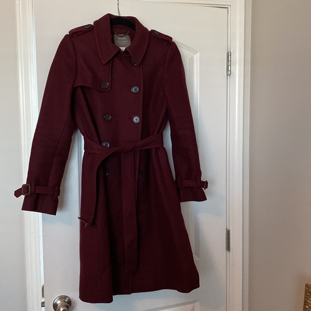 Double breasted wool J Crew trench!!
